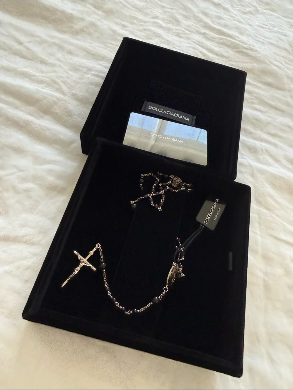 Dolce & Gabbana Cross Pendant necklace with Box brand new
